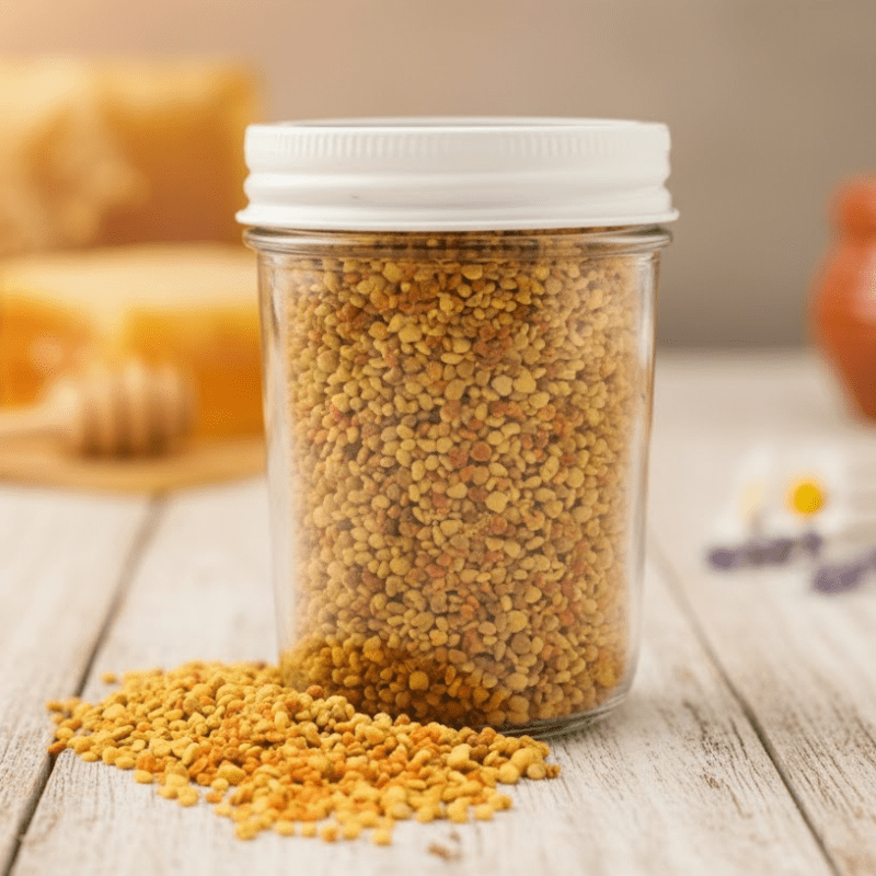 5oz Jar of Pure South Carolina Fresh Bee Pollen - Small