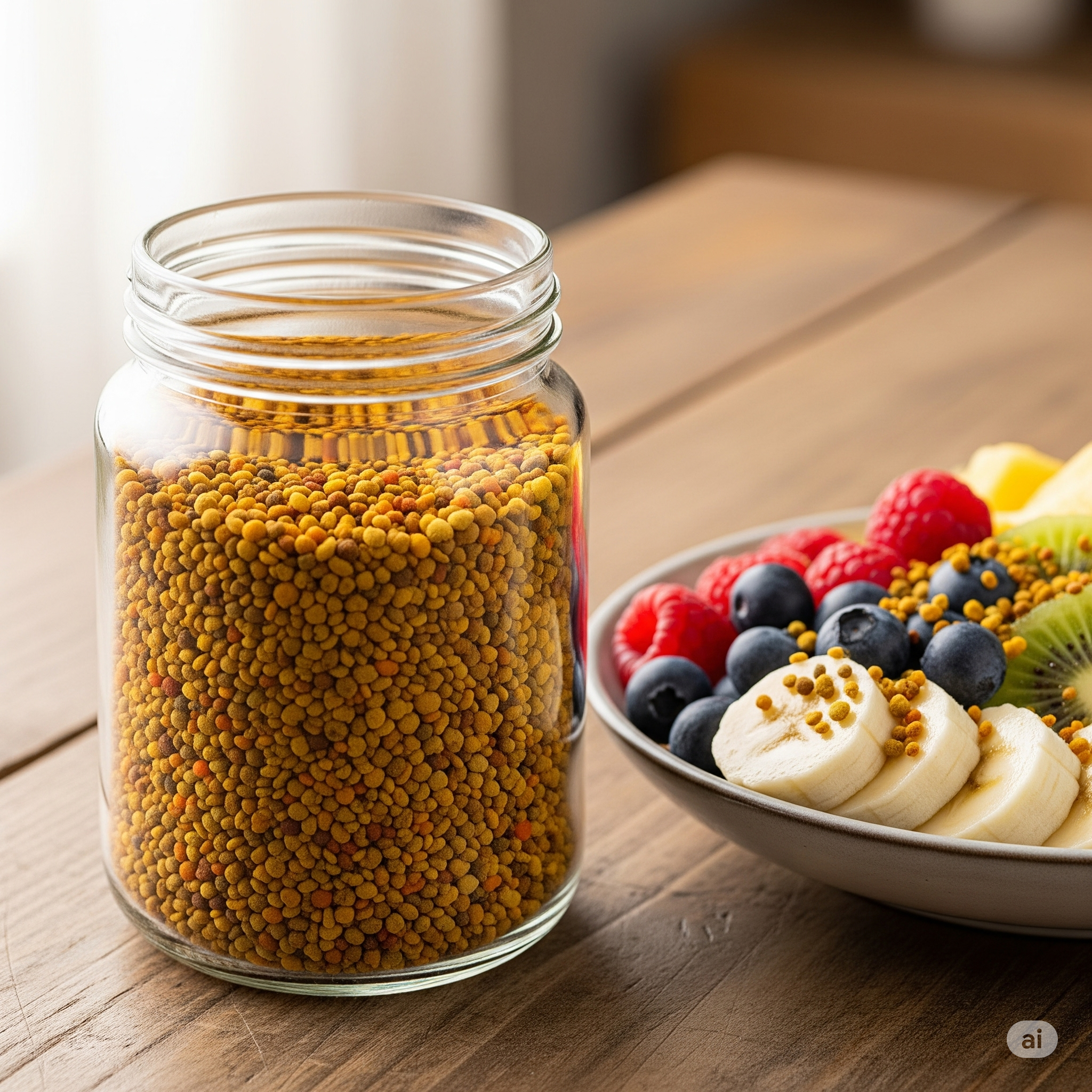 5oz Jar of Pure South Carolina Fresh Bee Pollen - Small - Image 4