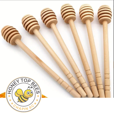 Honey Dipping Sticks - Wood - 6 inch