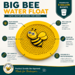 Big Bee Water Float | 3D Printed Honey Bee Water Float