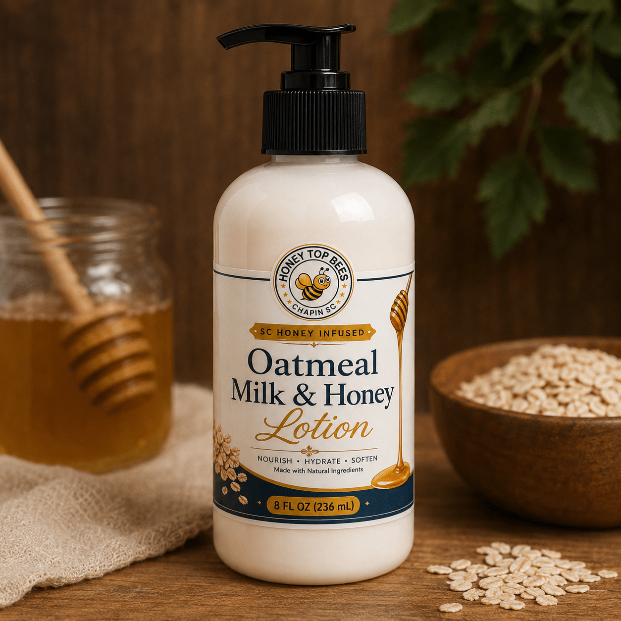 Fresh Oatmilk & Honey Lotion 8 oz
